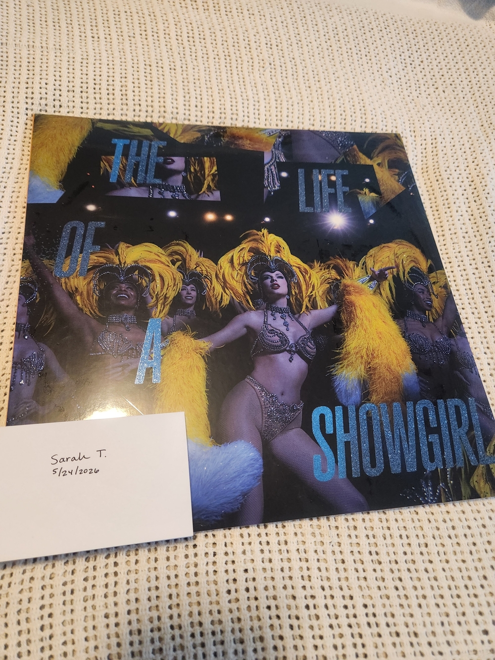 The Life of a Showgirl Vinyl LP - Lakeside Beach Edition